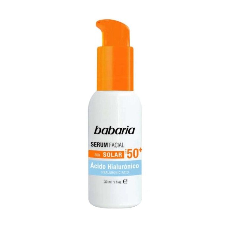 BABARIA Sérum Visage à l'Acide Hyaluronique SPF 50+ Sérum Anti-Âge Protection Solaire - photo 2