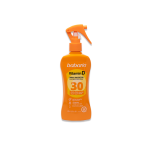 BABARIA Spray Protecteur Solaire SPF 30 Vitamine D 200ml Spray Protection Solaire Corps