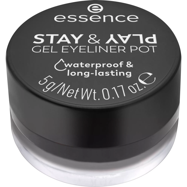 Essence STAY & PLAY GEL EYELINER POT EYELINER GEL