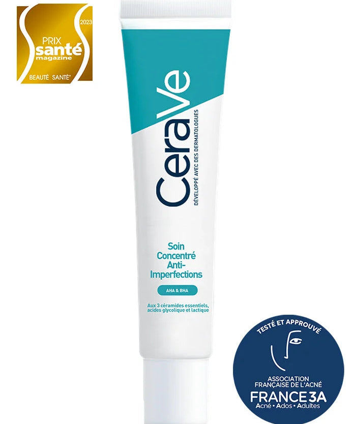soin-concentre-anti-imperfections-with-logo-lg-Nova-para-prix-Maroc CERAVE Soin Concentré Anti-Imperfections 40ml Acide Salicylique 2% Niacinamide 10% Traitement Ciblé Boutons Prévention Acné Peau Nette – Image 1