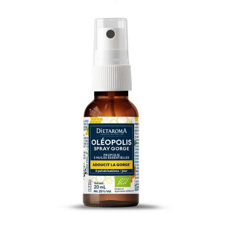 Dietaroma Spray Buccal Propolis Ravintsara 20ml Gorge Immunité Antiseptique - photo 2