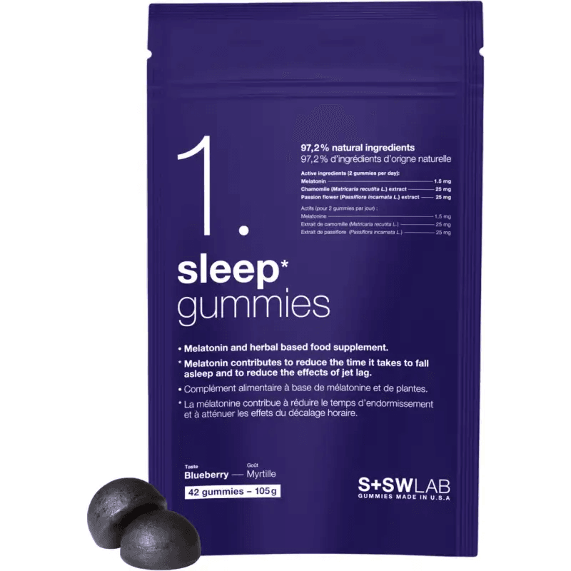 sswlab-1-sleep-gummies-105g-gout-myrtille-b42-gommes-Nova-para-prix-Maroc S+SWLAB 1.Sleep 42 Gummies Gout Myrtille – Image 1