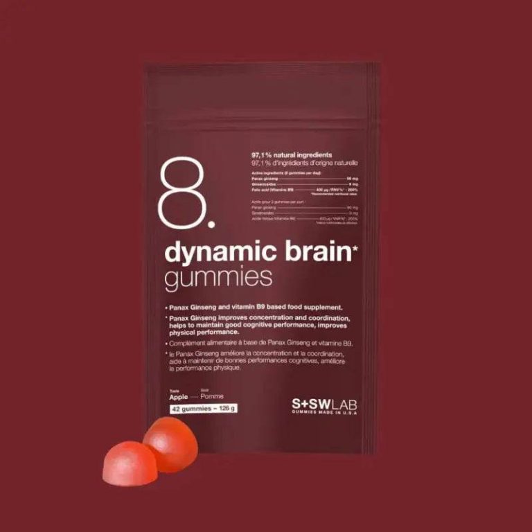 S+SWLAB 8.Dynamic Brain 42 Gummies Gout Pomme