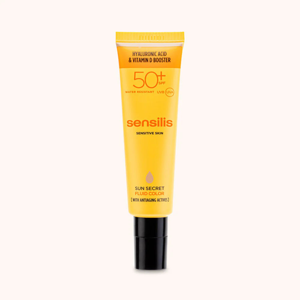 tiente_1 Sensilis Soin solaire pour le visage anti-âge SPF50+ 50ml – Image 1