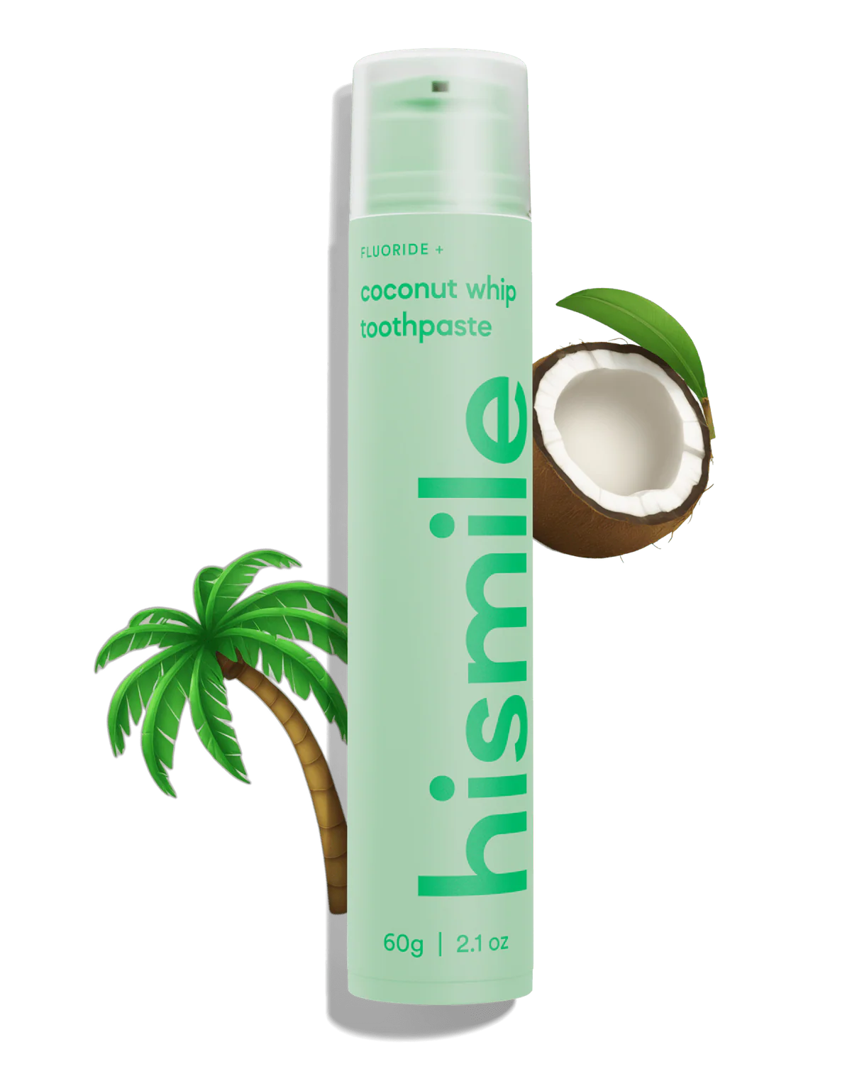 toothpaste-page-refactor__coconutwhip_1208x_e13a5a8e-06e6-4103-8bc9-797052a0ea28 HISMILE Coconut Whip Toothpaste 60g Dentifrice Saveur Coco Blanchissant Haleine Fraîche – Image 1