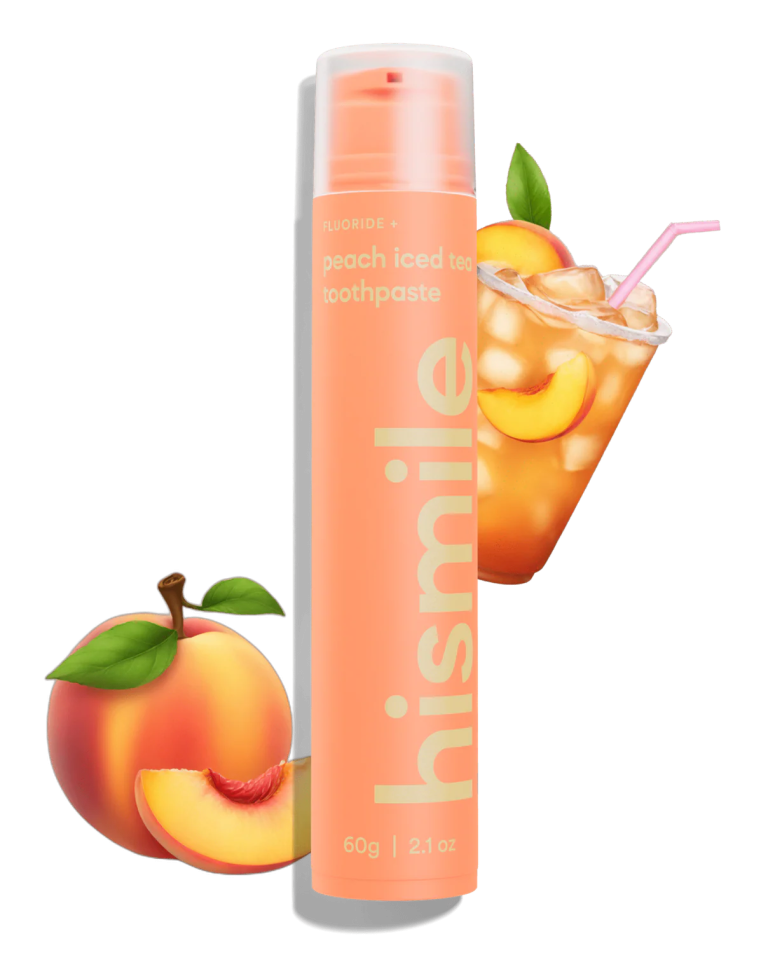 HISMILE Peach Iced Tea Whip Toothpaste 60g Dentifrice Saveur Pêche Thé Glacé Blanchissant - photo 3