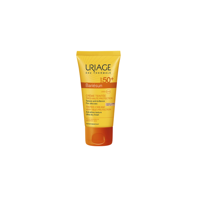 uriage-bariesun-creme-teintee-claire-spf50-50-ml Uriage Bariésun Crème Teintée Claire SPF50+ 50 ml – Image 1