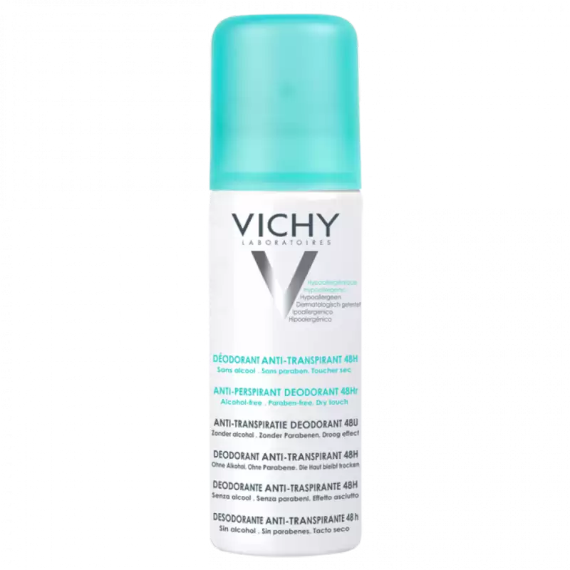 vichy-deodorant-anti-transpirant-48h-aerosol-125-ml Vichy Deodorant anti-Transpirant 48H Aérosol 125 ml – Image 1