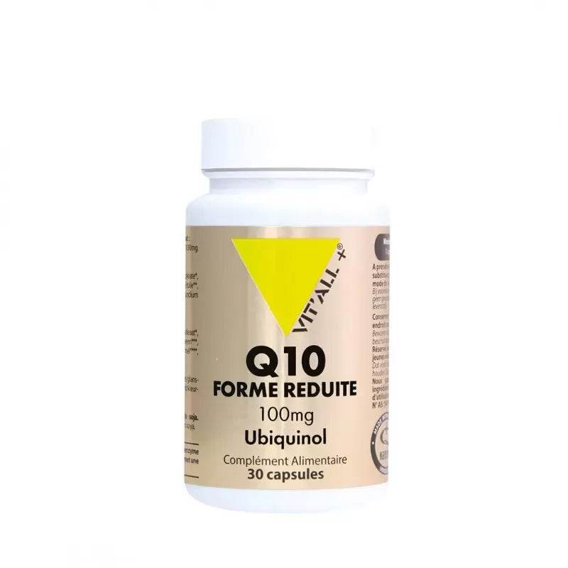 vit-all-q10-reduit-100mg-ubiquinol-boite-30-capsules VITALL+ Q10 Réduit 100mg - Ubiquinol™ Boite 30 Capsules – Image 1
