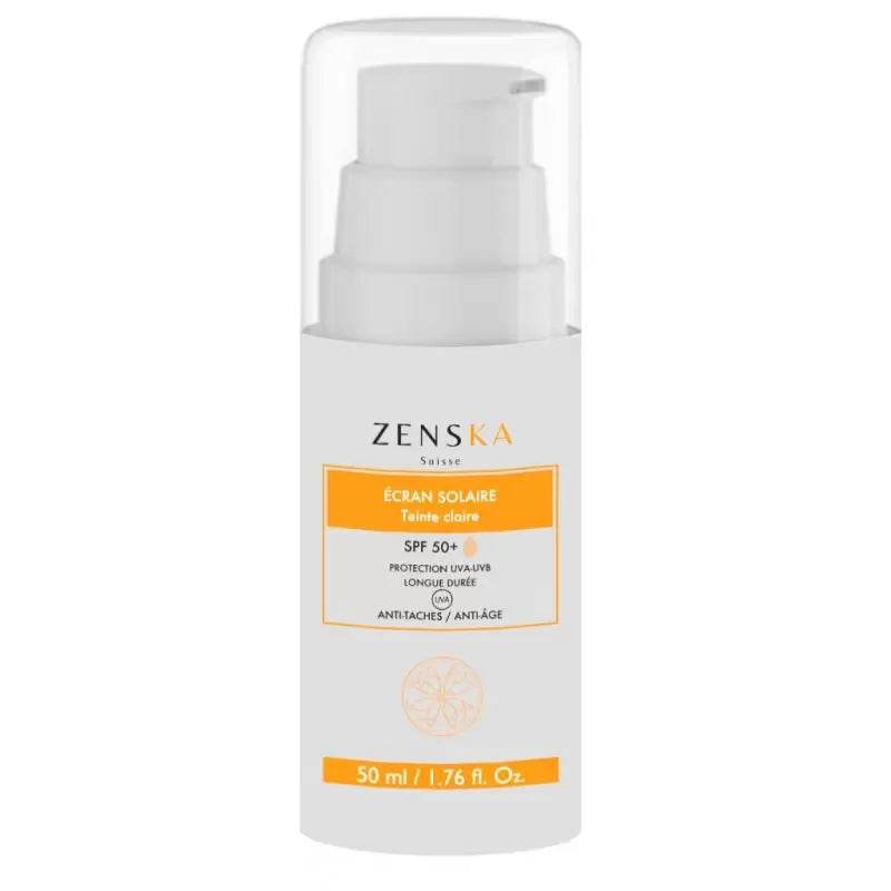 zenska-ecran-solaire-teinte-claire-spf50-50ml ZENSKA ÉCRAN SOLAIRE TEINTE CLAIRE SPF50+ 50ML – Image 1